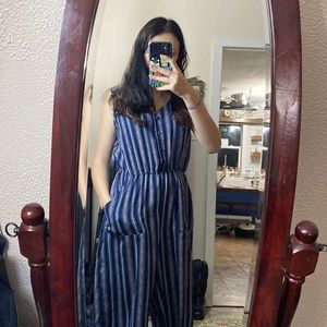 Stripe jumpsuit perseption concept size m